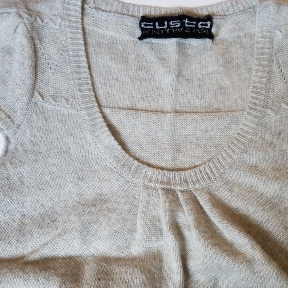 Gusto Knitwear Angora wool gray dress XS  - Small - Picture 5 of 8